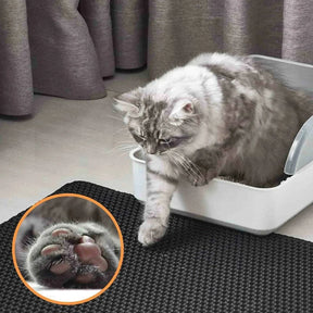 Tapis de Litière Imperméable pour Chats - Doux et Facile à Nettoyer
