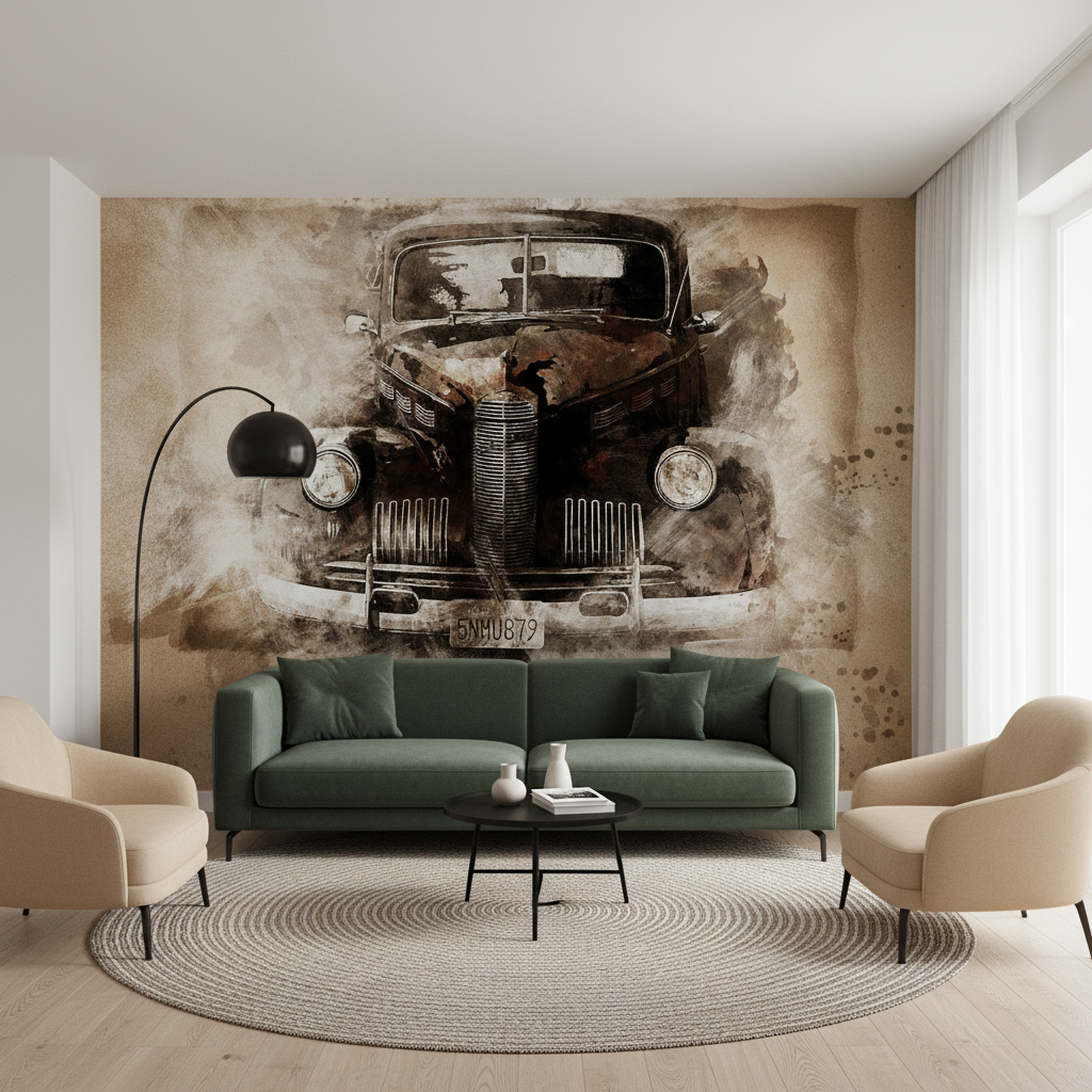 Industrial Style Décor Wallpaper