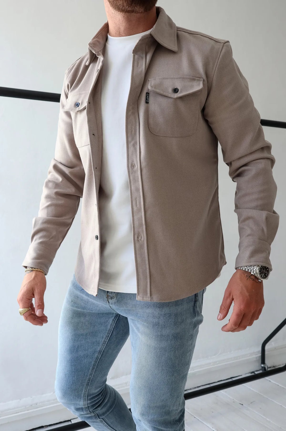 Veste Chemise à Boutons pour Hommes - Confort et Style Décontracté avec Poches