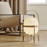 Lampe de Table en Bois avec Abat-jour en Verre - Élégance et Fonctionnalité Polyvalente