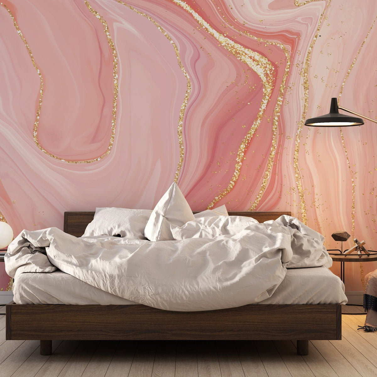 Rose Marble Wallpaper