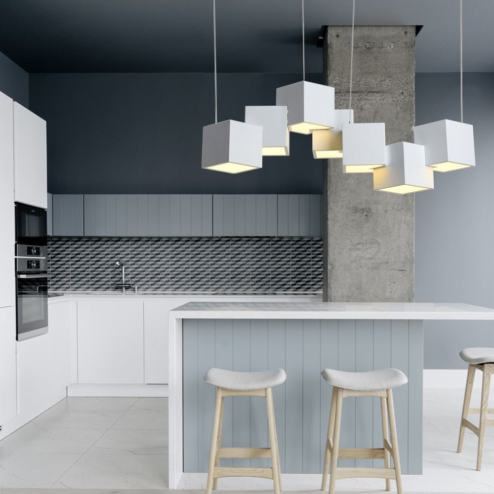 Lampe Suspendue LED Moderne - Éclairage Économe et Design Élégant