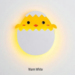 Lampe de Chevet Poulette pour Enfant - Design Mignon et Éclairage LED Doux