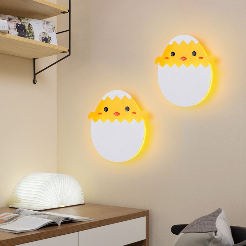 Lampe de Chevet Poulette pour Enfant - Design Mignon et Éclairage LED Doux