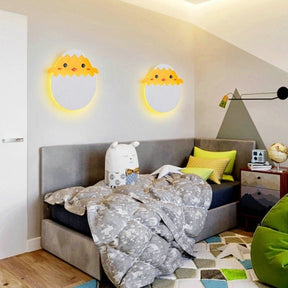 Lampe de Chevet Poulette pour Enfant - Design Mignon et Éclairage LED Doux