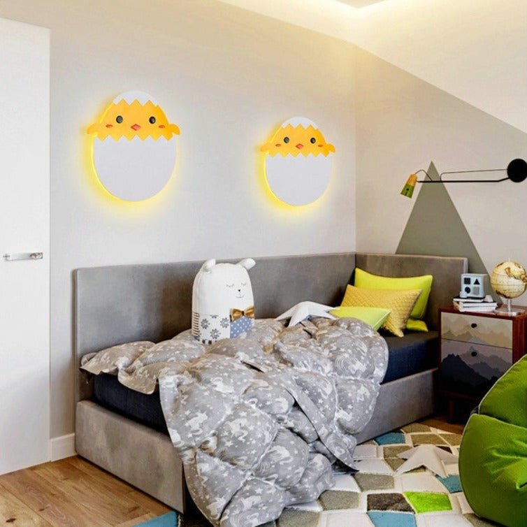 Lampe de Chevet Poulette pour Enfant - Design Mignon et Éclairage LED Doux