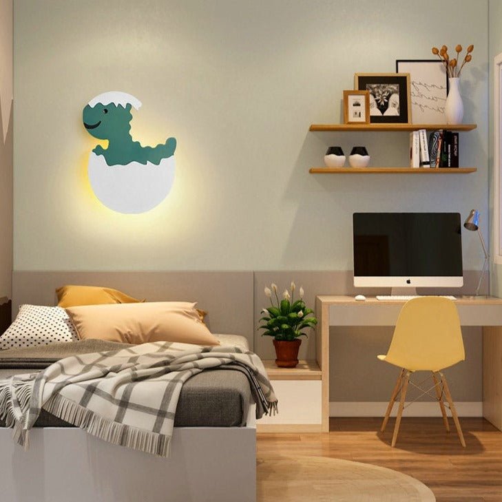 Lumière Murale Dinosaure LED - Charmante Décoration pour Chambre d'Enfant