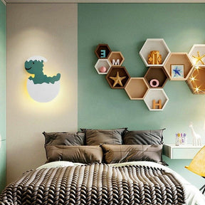Lumière Murale Dinosaure LED - Charmante Décoration pour Chambre d'Enfant