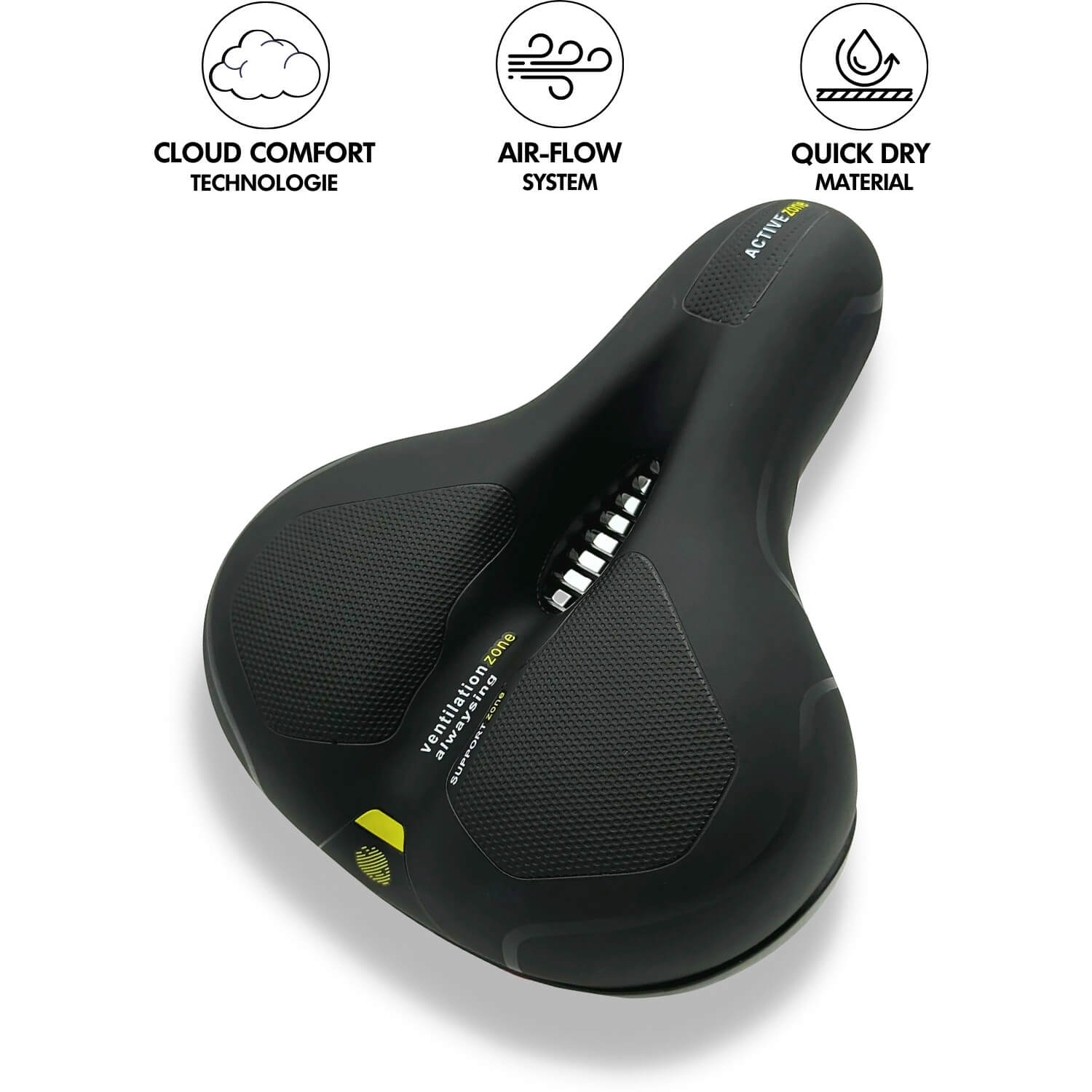 Selle de Vélo Confortable - Roulez Sans Douleur et Avec Style