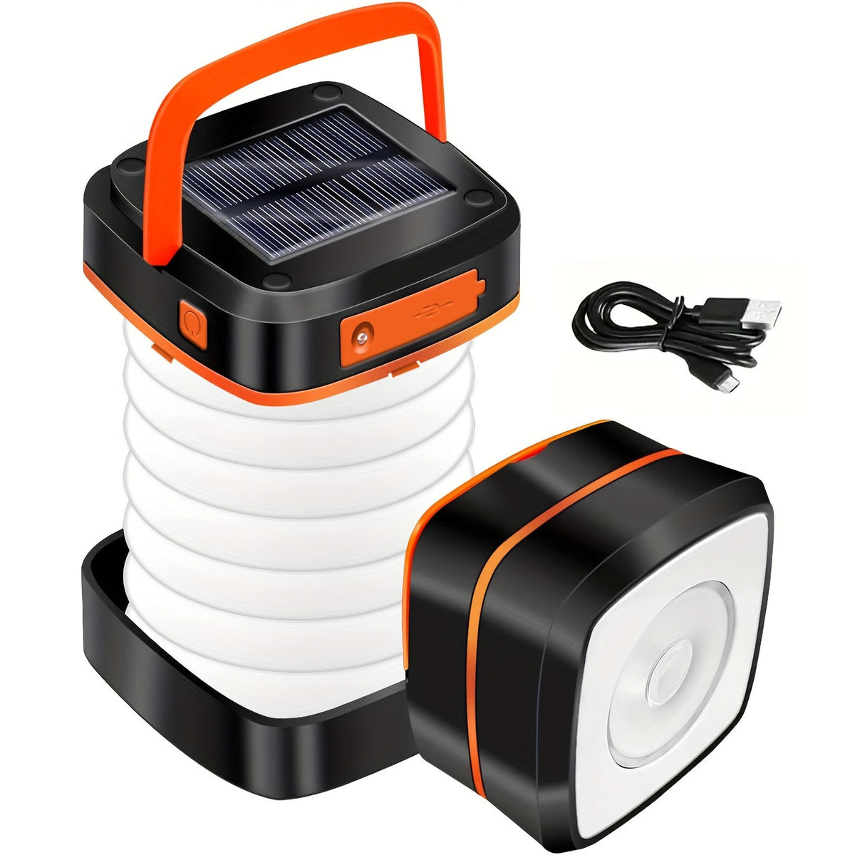 Lampe de Camping LED Rechargeable - Compacte et Pliable pour Aventures