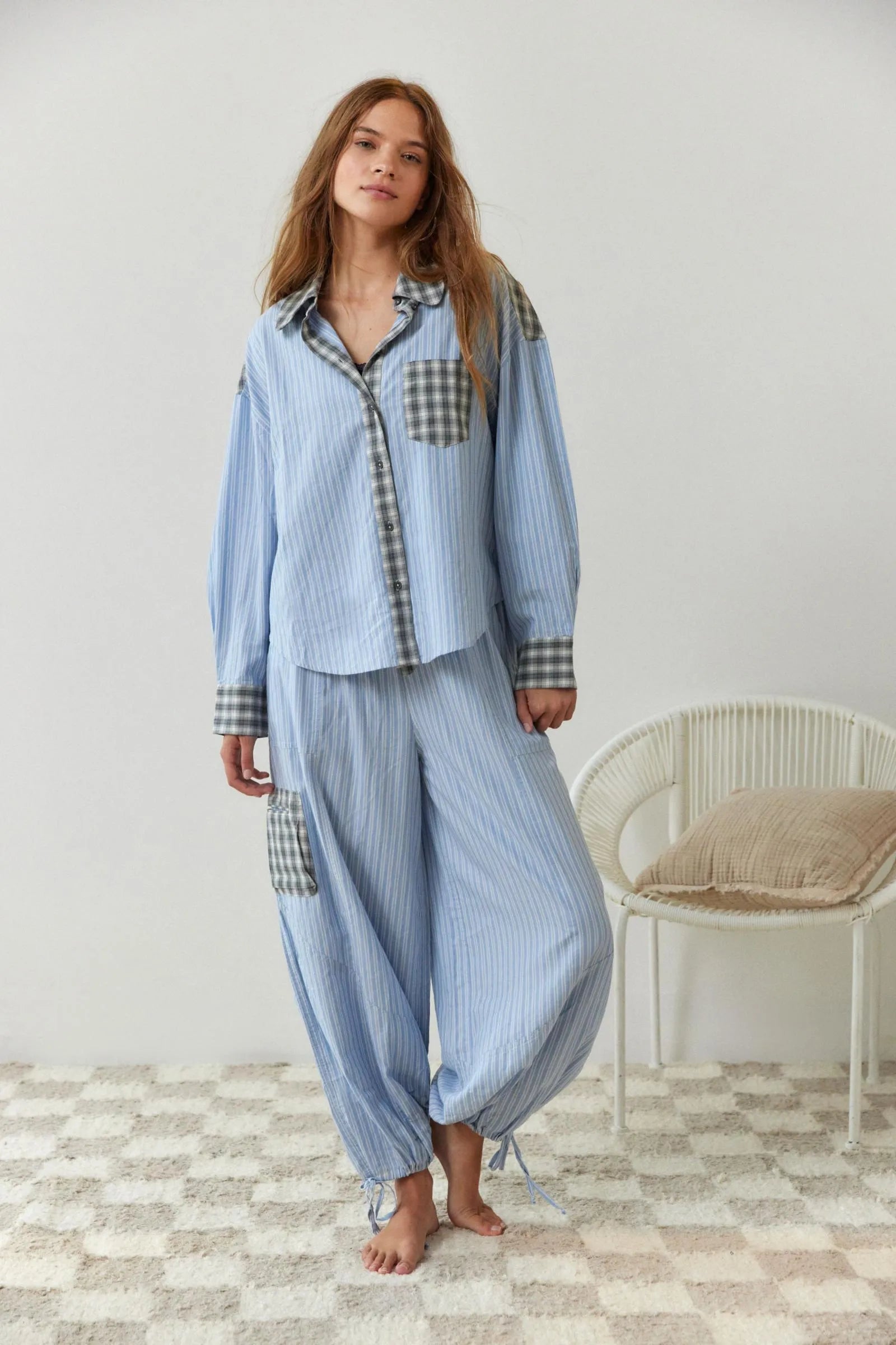Ensemble de Pyjama Doux et Élastique - Confort Ultime pour Soirées Relaxantes