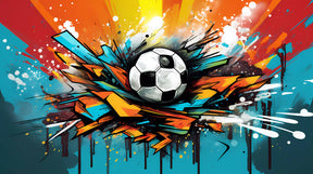 Graffiti Football Balloon Wallpaper