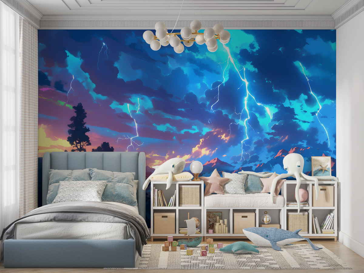 Animated Lightning Manga Wallpaper