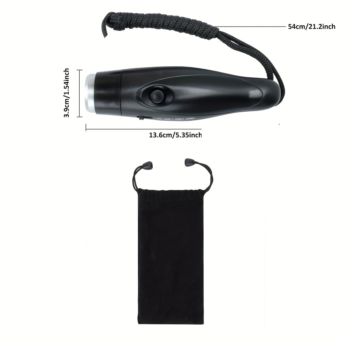 Flûte Électronique Portable pour Entraîneurs - Légère avec 3 Options de Tonalité