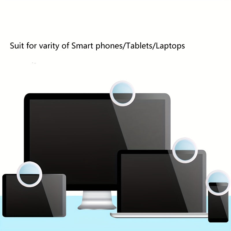 Lampe Anneau LED pour Selfie - Éclairage Doux et Rechargeable