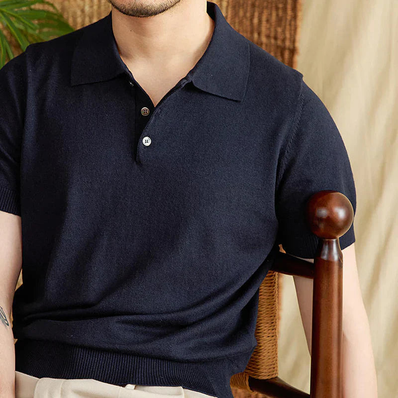 Polo en Lin Respirant pour Homme - Confort Luxueux et Style Intemporel