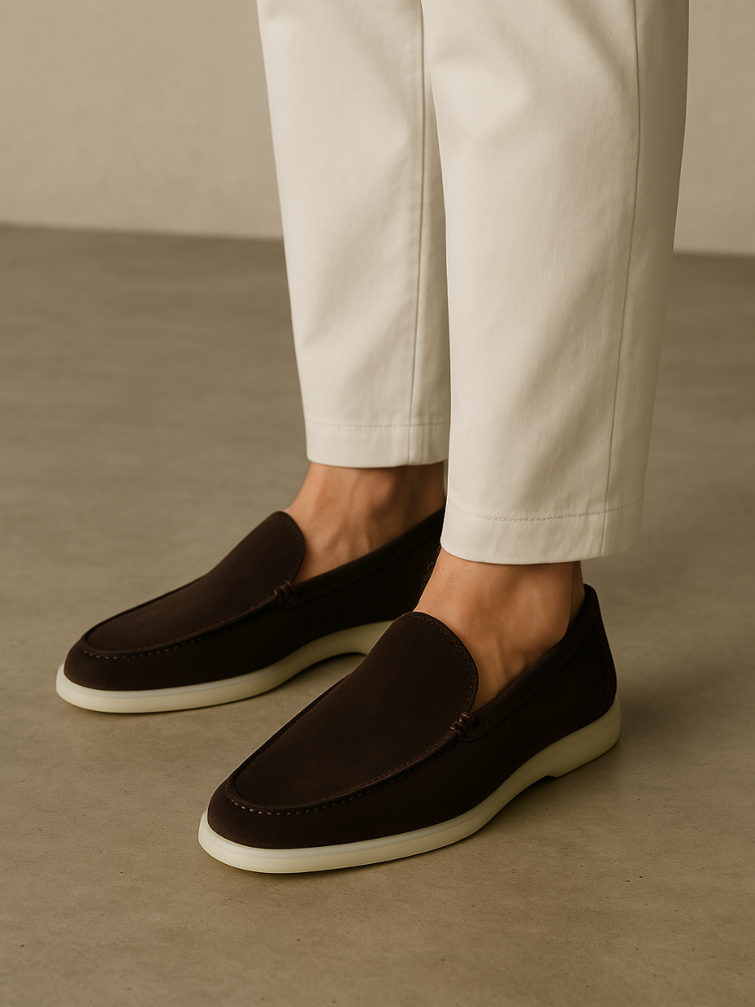 Mocassins en Suède pour Homme - Confort et Élégance Décontractée