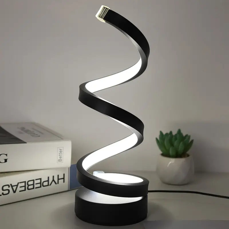 Lampe LED Dimmable Spirale - Design Élégant et Écologique
