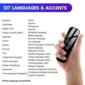 Traducteur de Langue Portable - Communication Facile en Voyage