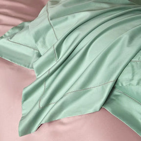 Housse de Couette en Coton Égyptien - Design Floral Élégant et Luxueux