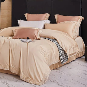 Ensemble de Literie en Coton Égyptien - Luxe et Confort pour Votre Chambre