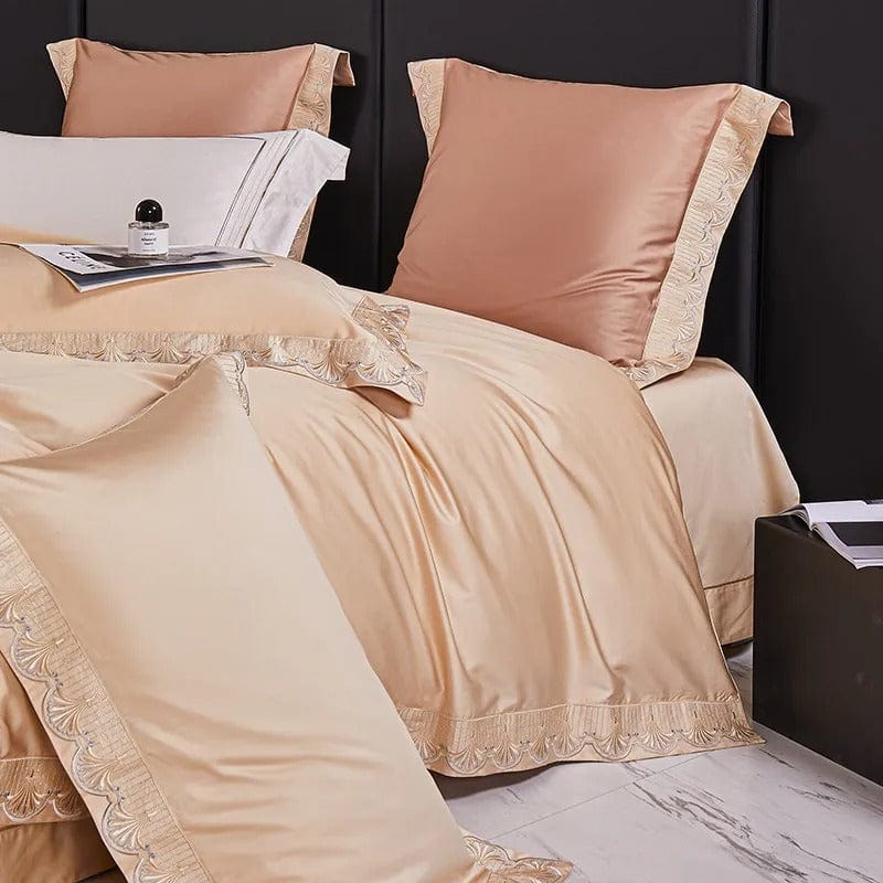 Ensemble de Literie en Coton Égyptien - Luxe et Confort pour Votre Chambre