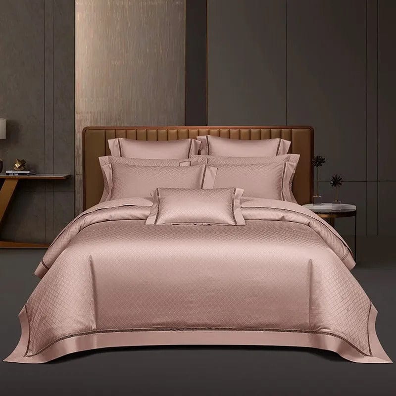Literie en Coton Égyptien Rose - Luxe et Confort Inégalés