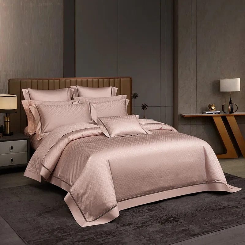 Literie en Coton Égyptien Rose - Luxe et Confort Inégalés