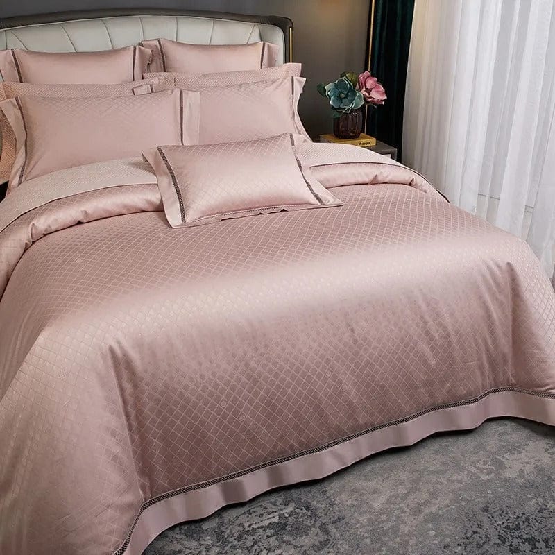 Literie en Coton Égyptien Rose - Luxe et Confort Inégalés
