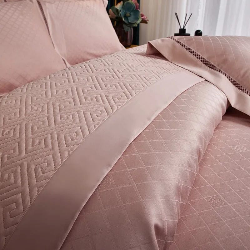 Literie en Coton Égyptien Rose - Luxe et Confort Inégalés