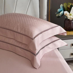 Literie en Coton Égyptien Rose - Luxe et Confort Inégalés
