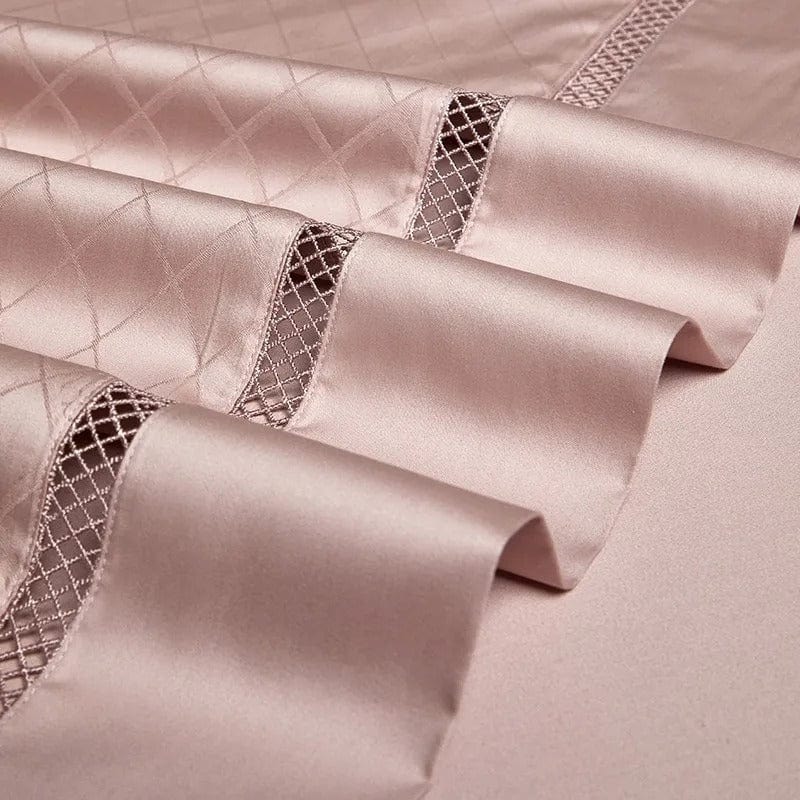 Literie en Coton Égyptien Rose - Luxe et Confort Inégalés