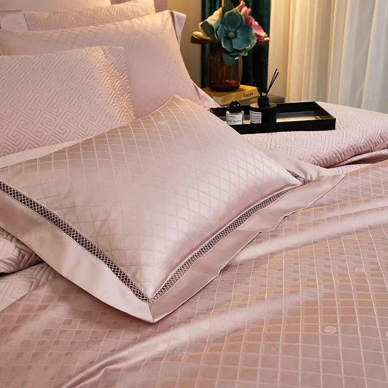 Literie en Coton Égyptien Rose - Luxe et Confort Inégalés