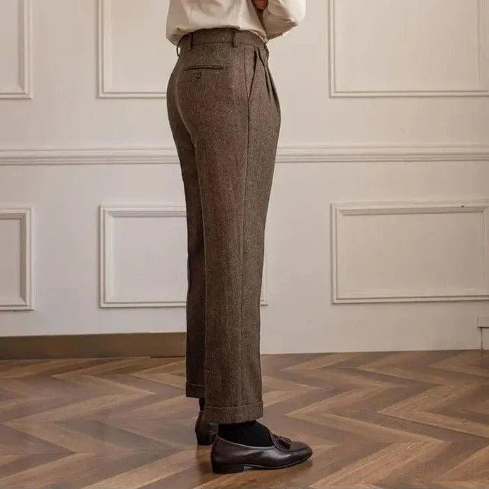 Pantalon de Costume en Laine - Élégance Intemporelle et Confort Luxueux