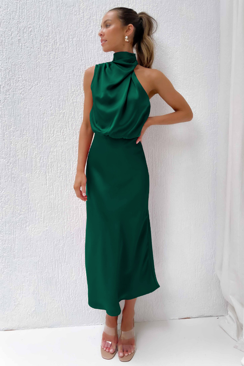Robe de Soirée Maxi Hors-Épaule - Élégance et Confort pour Toutes Occasions