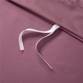 Housse de Couette en Coton Égyptien - Confort Luxueux et Teinte Rose Douce