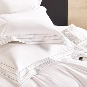 Housse de Couette en Coton Égyptien - Luxe et Confort Inégalés pour Votre Chambre