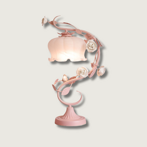 Lampe à Pétales de Rose - Éclairage Romantique et Élégant