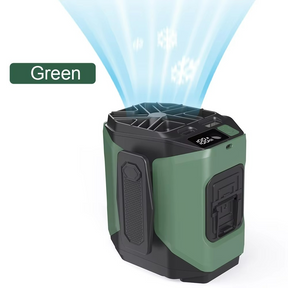 Ventilateur Portable avec Batterie Externe - Confort et Éclairage Pratique en Déplacement