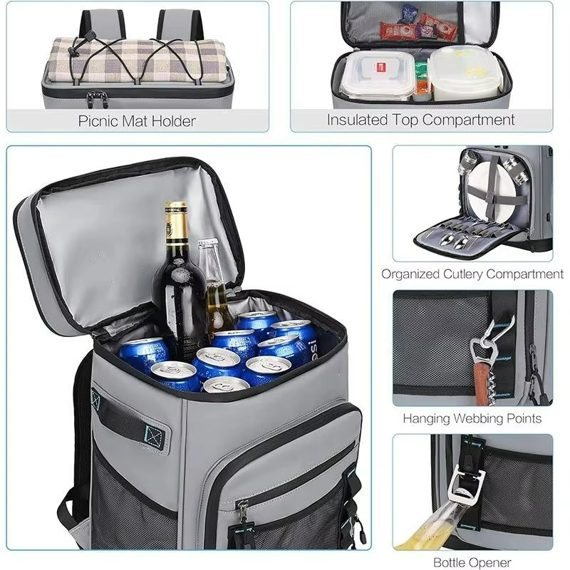 Sac à Dos Isotherme Étanche - Capacité de 30L et Isolation Efficace