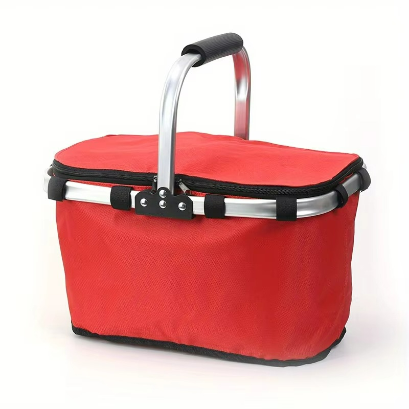 Panier Isotherme Pliable pour Pique-Nique - Élégant et Pratique pour Vos Sorties