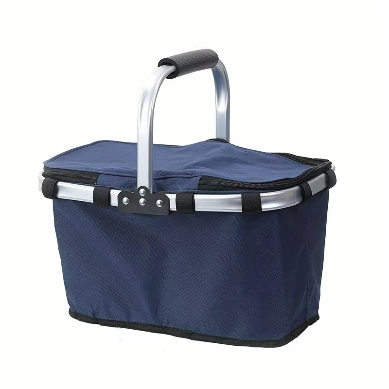 Panier Isotherme Pliable pour Pique-Nique - Élégant et Pratique pour Vos Sorties