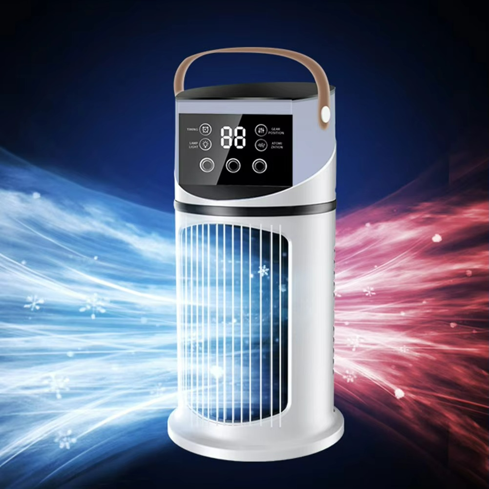 Ventilateur Refroidissant avec Humidificateur - Confort et Fraîcheur pour Intérieur