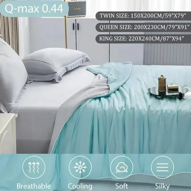 Couette Rafraîchissante Été Double Face - Tissu Froid et Confort Optimal