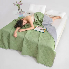 Couette Légère d'Été - Confort Rafraîchissant et Écologique