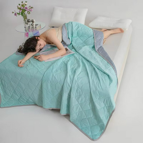 Couette Légère d'Été - Confort Rafraîchissant et Écologique