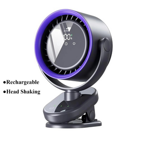 Ventilateur Portable Rechargeable USB - Refroidissement Silencieux et Efficace