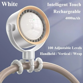 Ventilateur Portable Rechargeable USB - Refroidissement Silencieux et Efficace