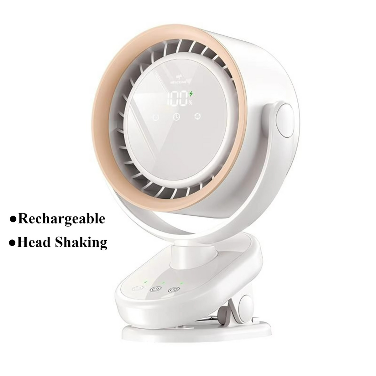 Ventilateur Portable Rechargeable USB - Refroidissement Silencieux et Efficace