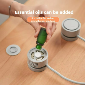 Ventilateur Portable Rechargeable USB - Design Pliable et Silencieux